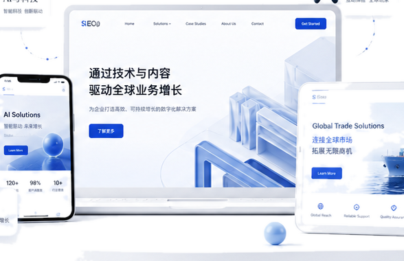 行业解决方案透明展示图